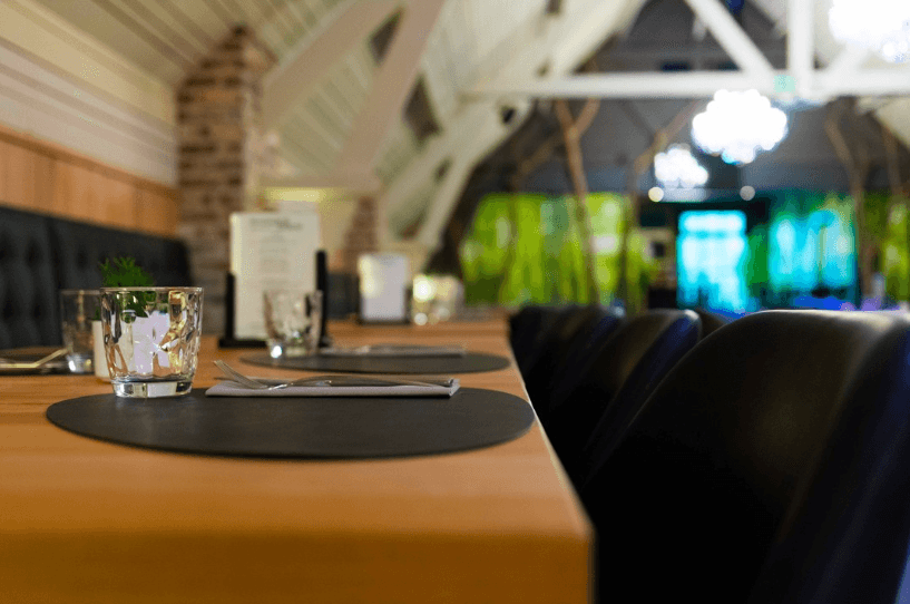 Interieur van Brasserie Rhodesgoed