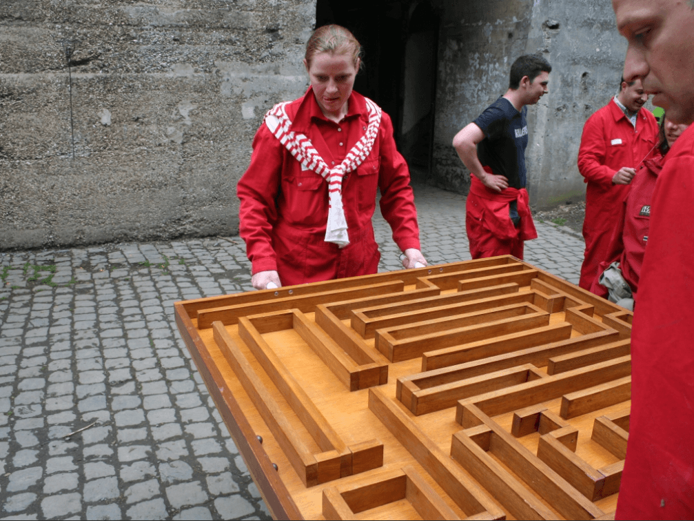 'Fort de Rhode' bij een teambuilding met Brasserie Rhodesgoed